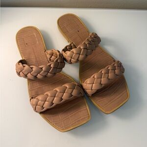 Dolce Vita Braided Tan Sandals